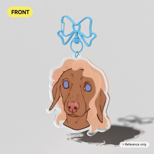 Lestat Dachshund keychain