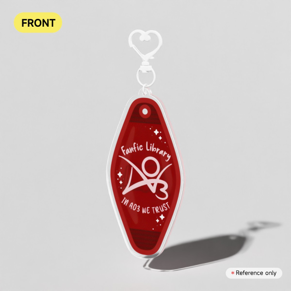 AO3 Motel keychain Red/Pink