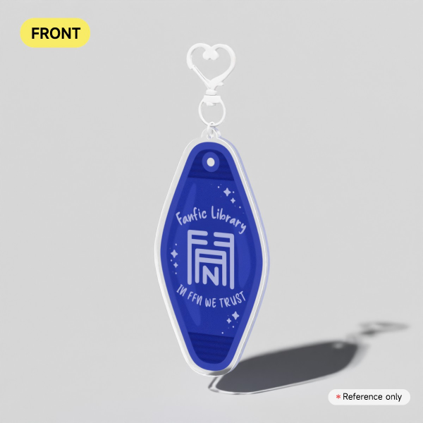 FFNET motel keychain Dark/Light blue