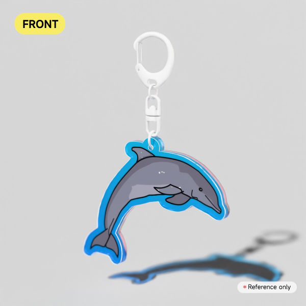 Common Bottlenose Dolphin Keychain