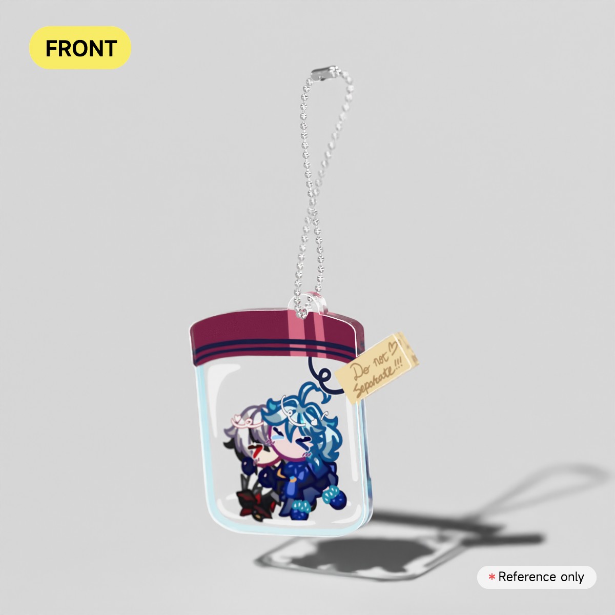 Arlefuri GENSHIN IMPACT Jar Acrylic Keychain