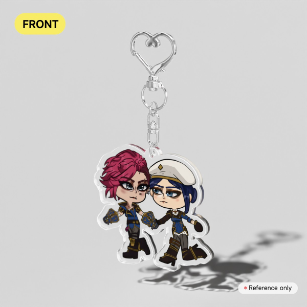 Caitvi Clear Acrylic Keychains