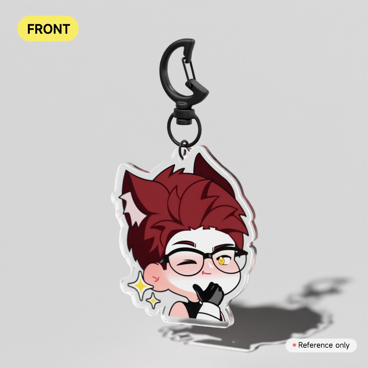 Glasses Awoo Acrylic Keychains - Valkowoof Series