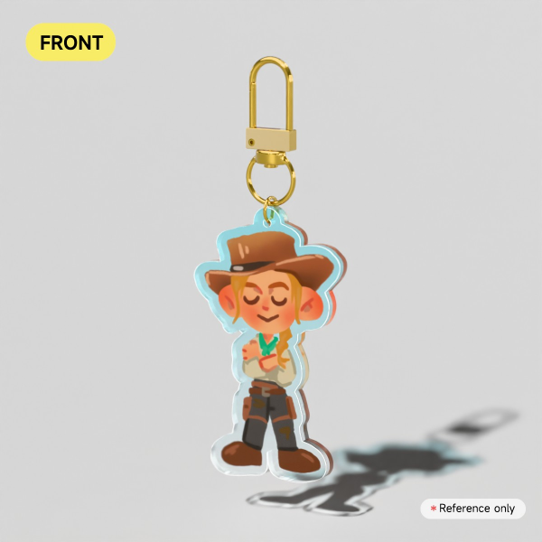 sadie acrylic keychain