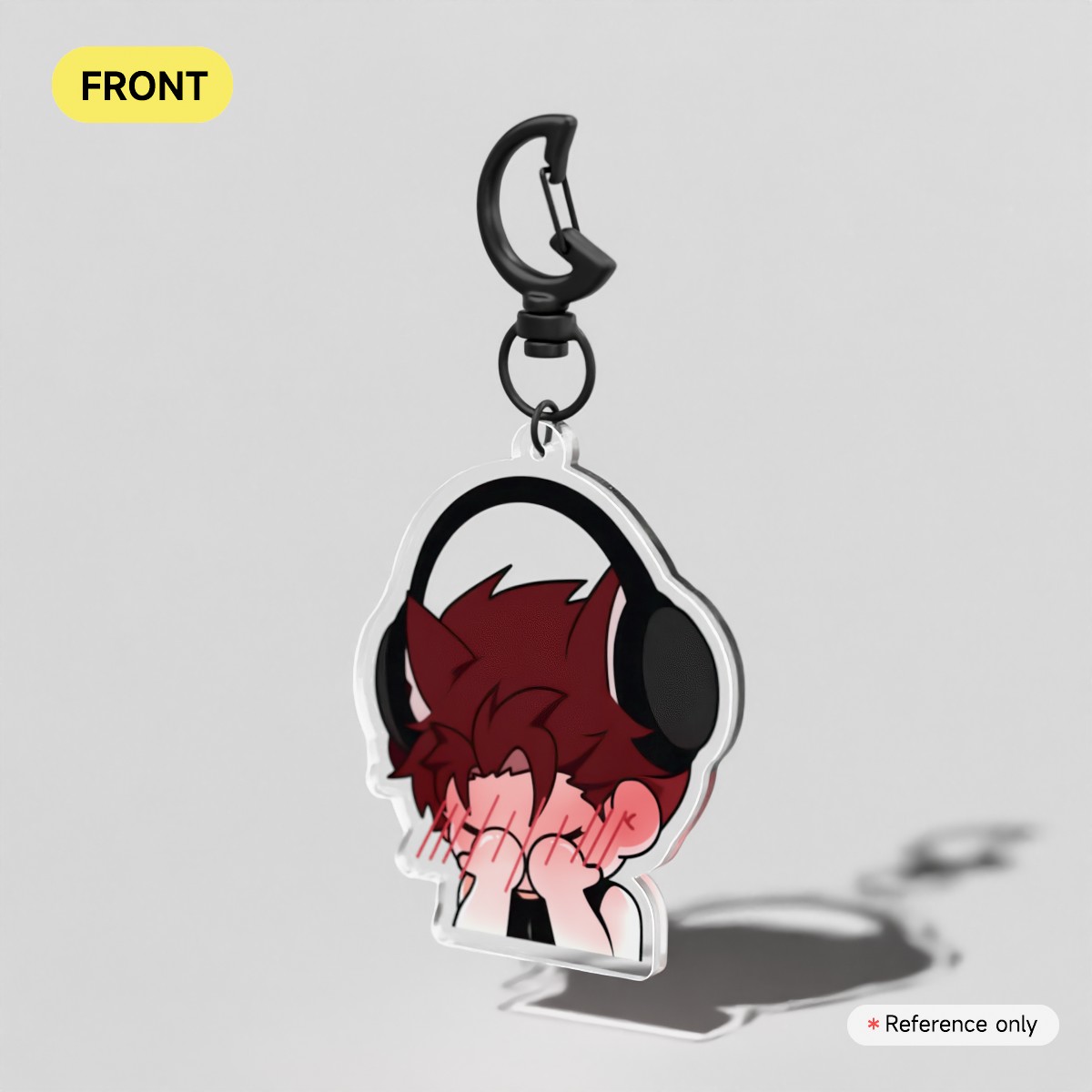 Shy Acrylic Keychains - Valkowoof Series