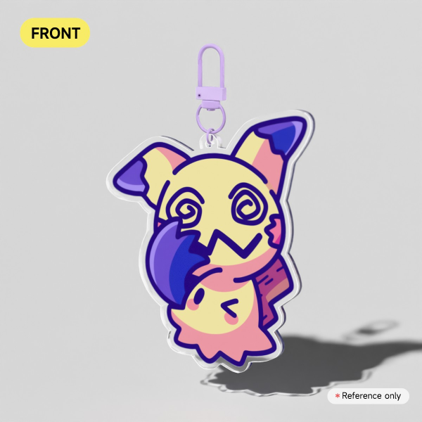 Mimikyu Acrylic Keychains