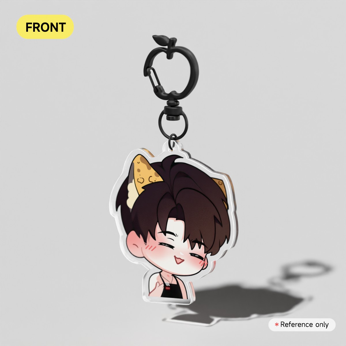 Cookleb Clear Acrylic Keychains - Leopardleb Series