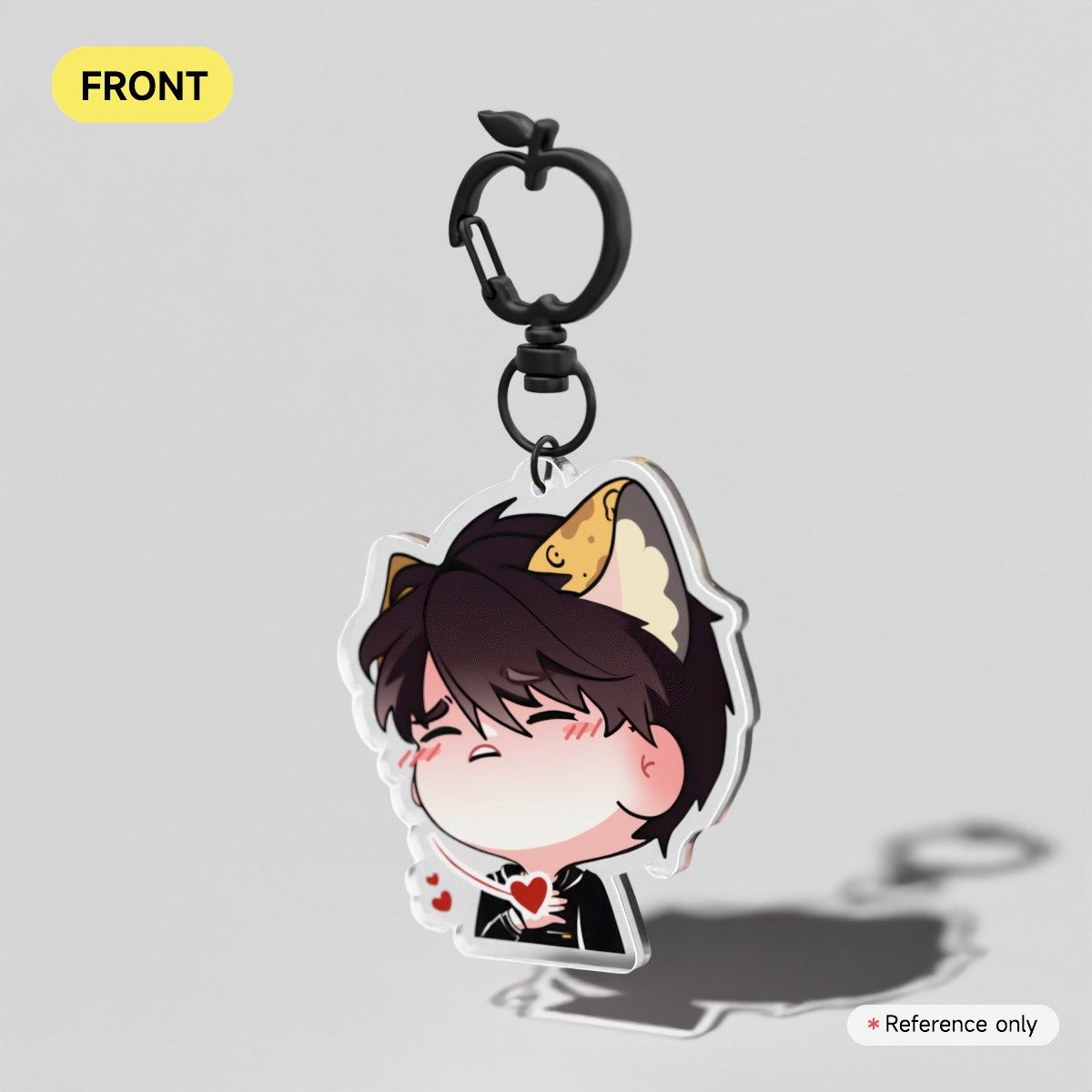 Cupid Shot! Clear Acrylic Keychains - Leopardleb Series