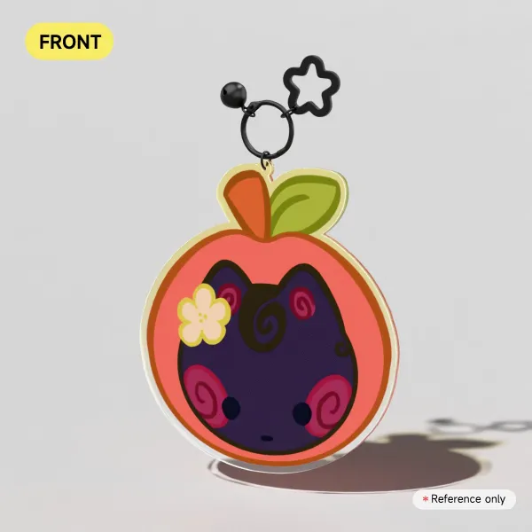 Apple Cat Keychain!