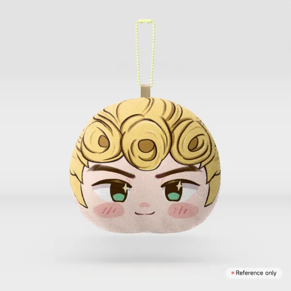 JJBA giorno Mochi Face Plushie Keychain