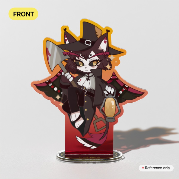 LIMITED grave digger Husk mini standee || hazbin hotel
