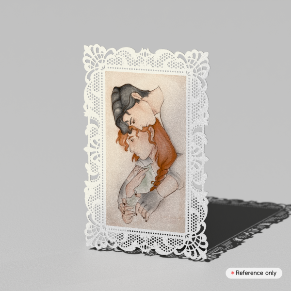 Jehanparnasse lace postcard