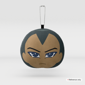 Vengeful Whale Mochi Face Plush Keychain
