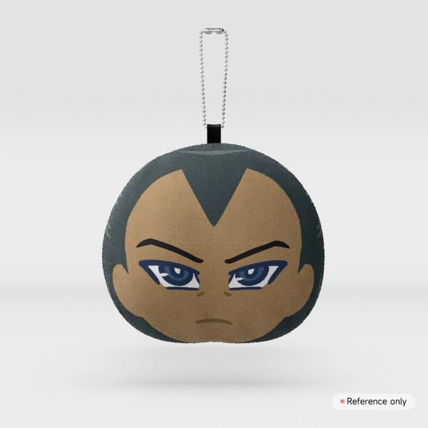 Vengeful Whale Mochi Face Plush Keychain