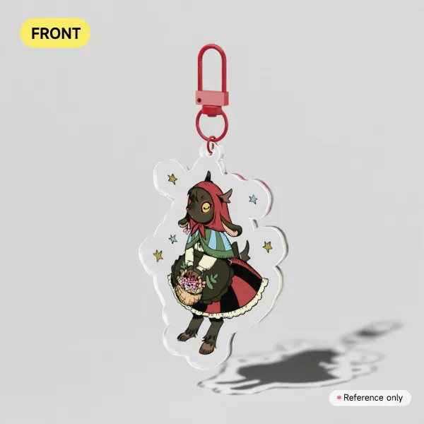 Black Goat Keychain