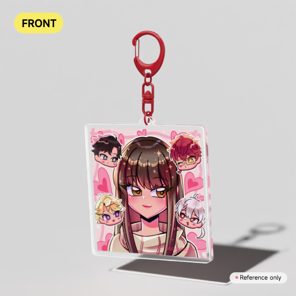 Mystic messenger - Otome games Clear Acrylic Keychain