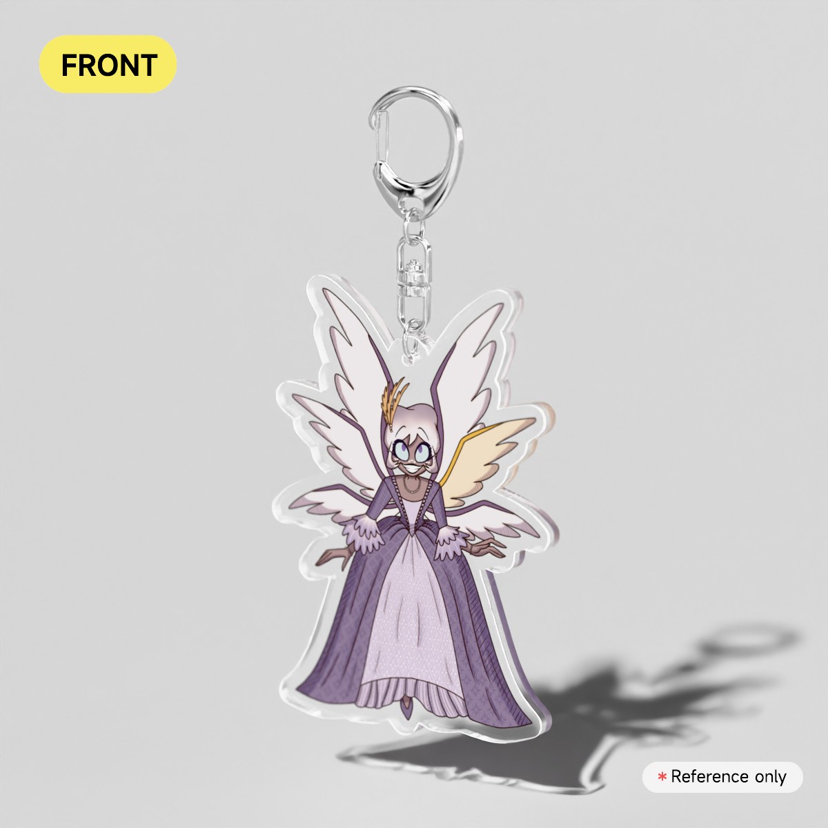 Hazbin Hotel Pirates | Lady Emily - Clear Acrylic Keychains