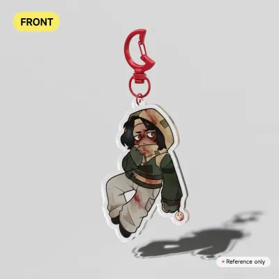 Simon/Butcher Clear Acrylic Keychain