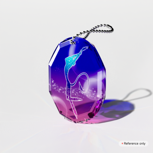Magical Cosmo Fizzarolli Gemstone Keychain