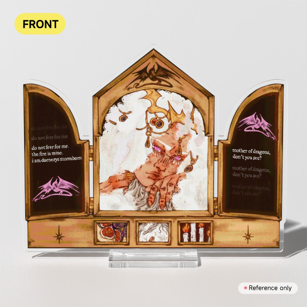 daenerys altar clear acrylic standee
