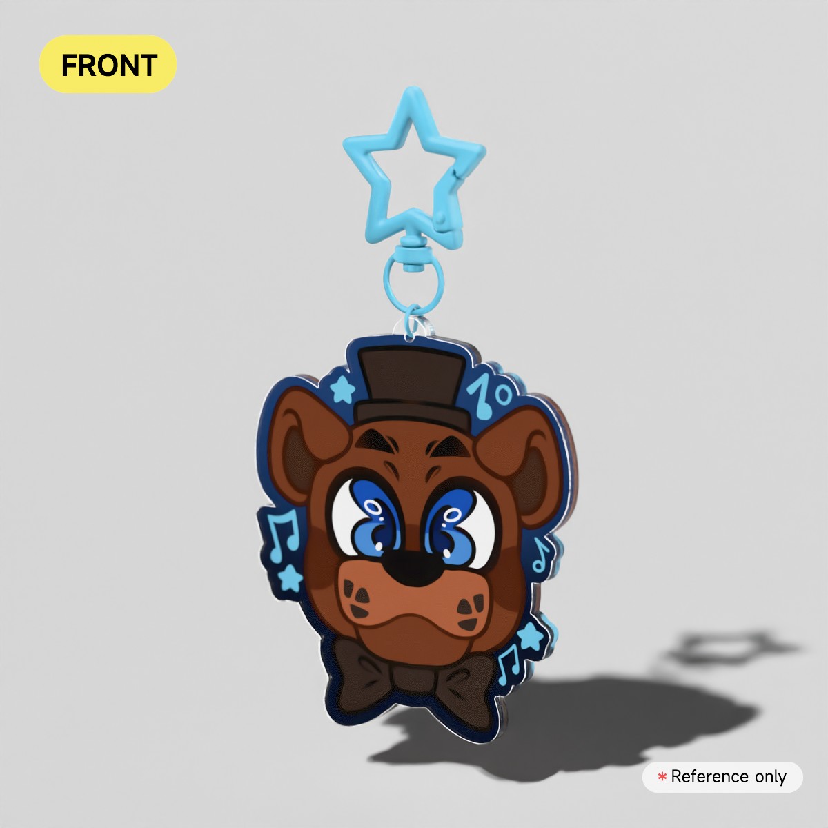 Freddy Fazbear Acrylic Keychain