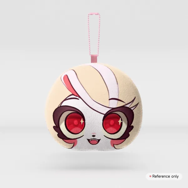 Charlie Mochi Face Plushie Keychain - hazbin hotel