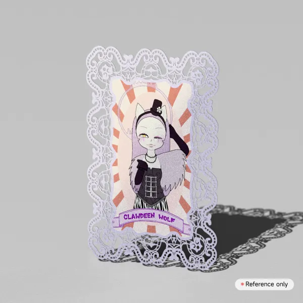 Freak Du Chic Clawdeen Wolf Monster High lace postcard