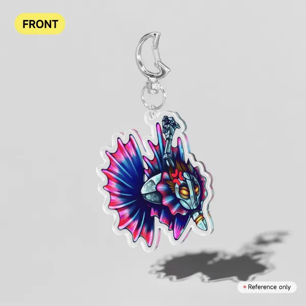 Machine Herald Viktor Betta Fish Acrylic Keychain