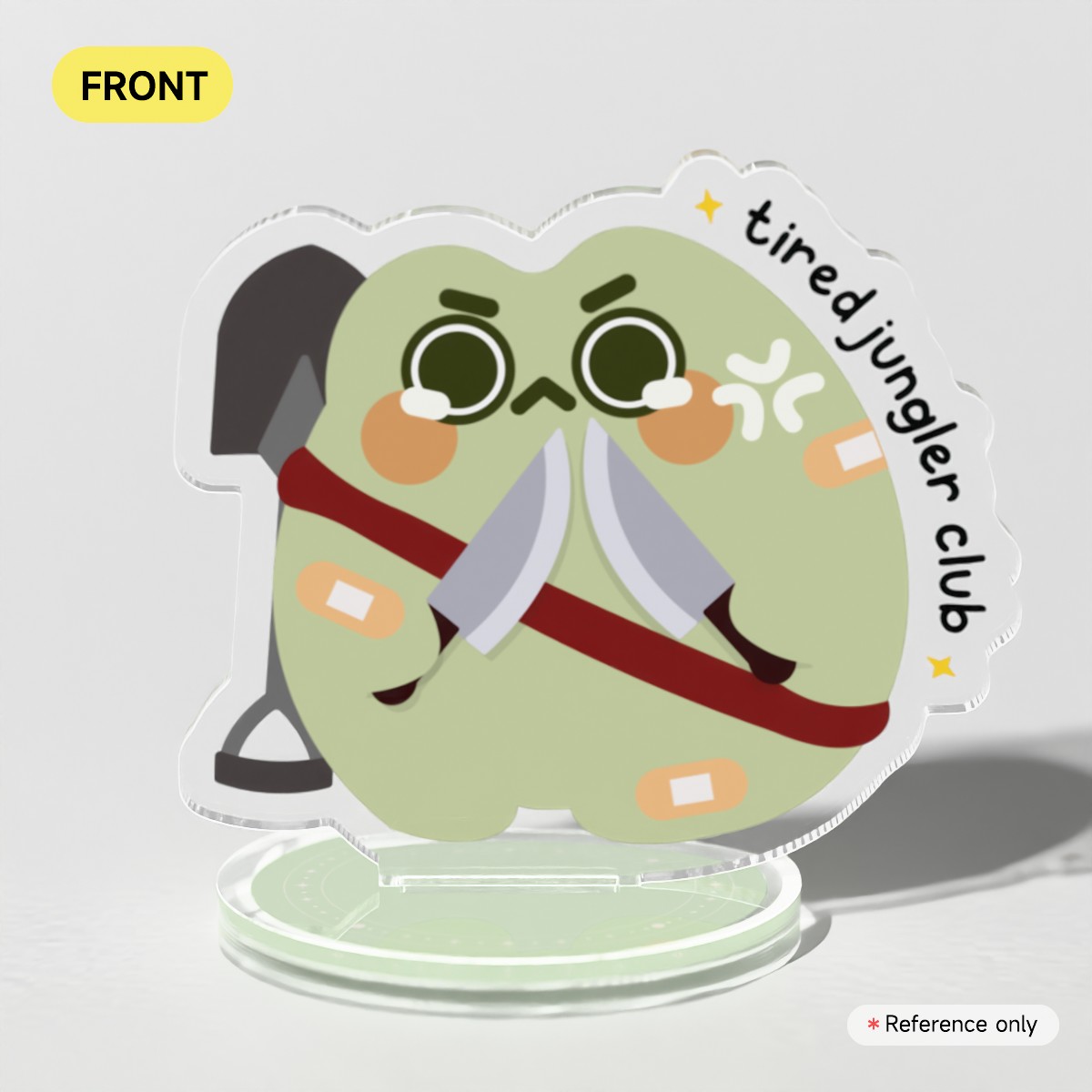 MOBA Froggy - Tired Jungler Club Clear Acrylic Standees