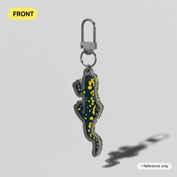 Near Eastern Fire Salamander Keychain