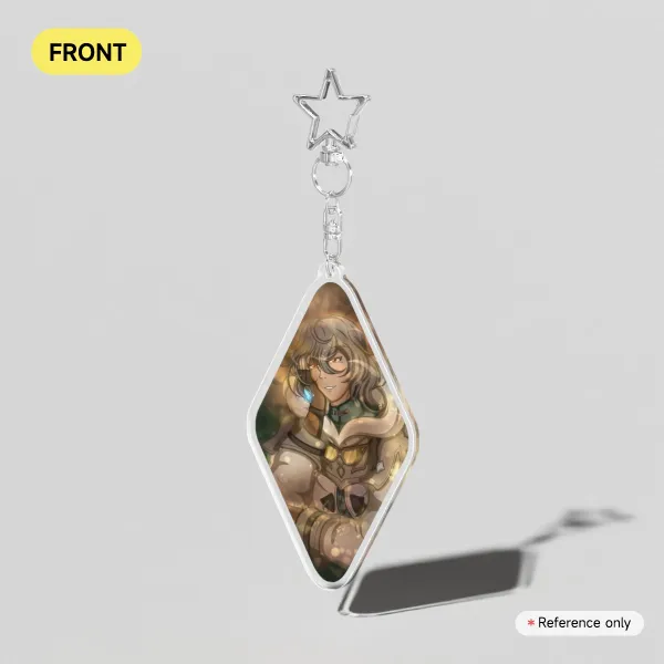 Simon Clear Acrylic Keychains