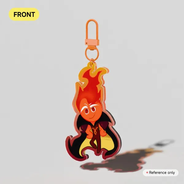 Fire Spirit Cookie Keychain