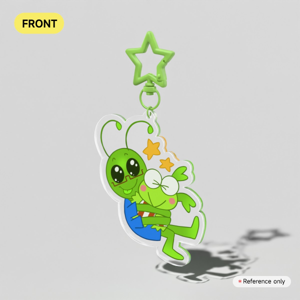 Martian + Keroppi Keychain