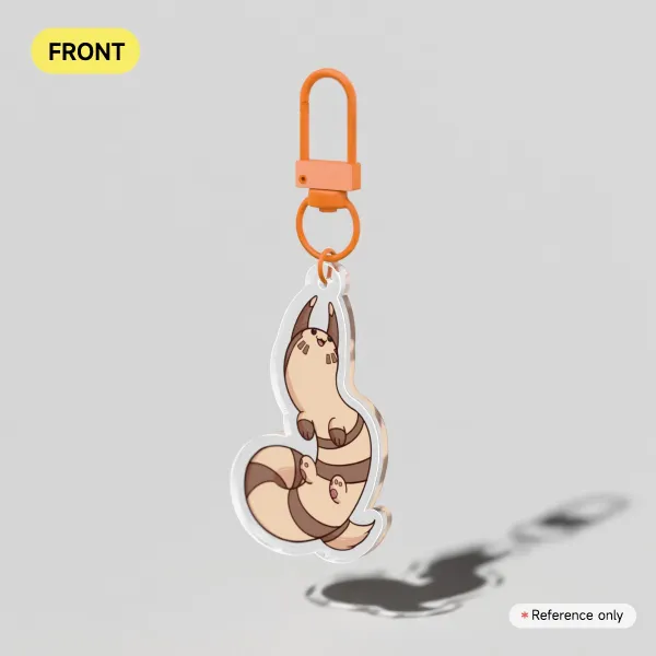 Sock Ferret Acrylic Keychain