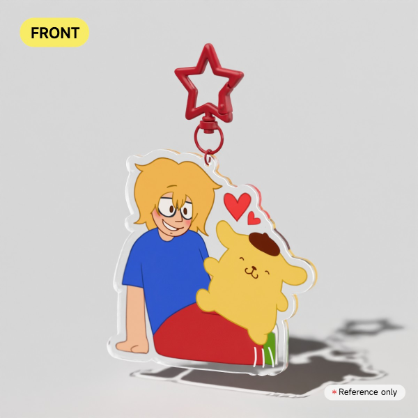 Facty + Pompompurin Keychain
