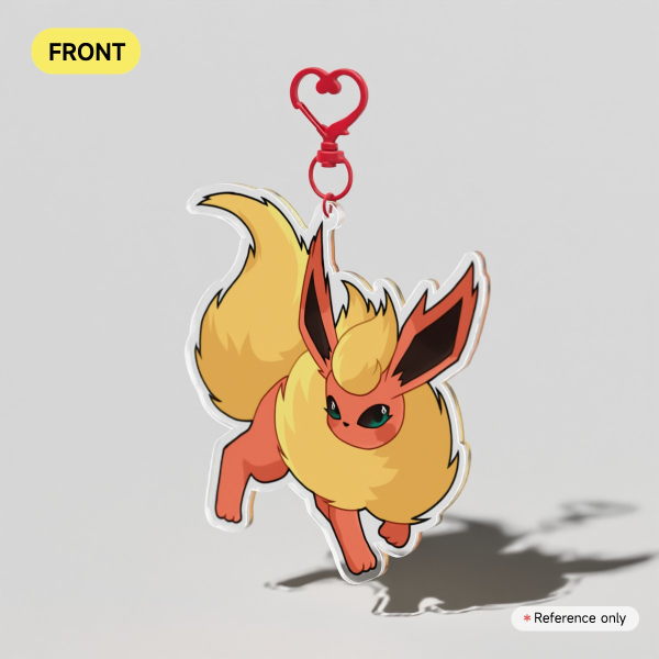 Flareon (Shiny Back) Acrylic Keychain (Pokémon)
