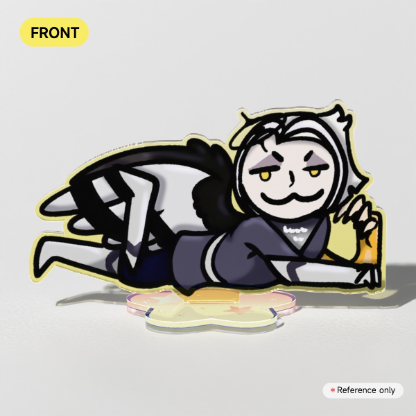 Lute Colored Edge Acrylic Standee