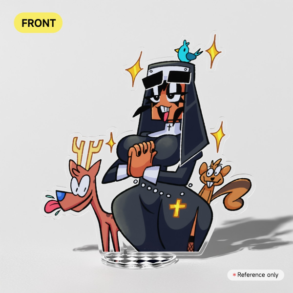 Nun Josie Clear Acrylic Standees