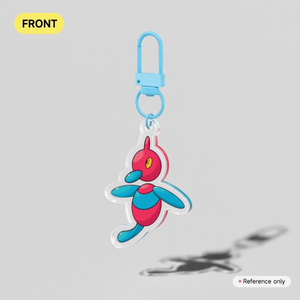 Digital Little Guy Duck Acrylic Keychain