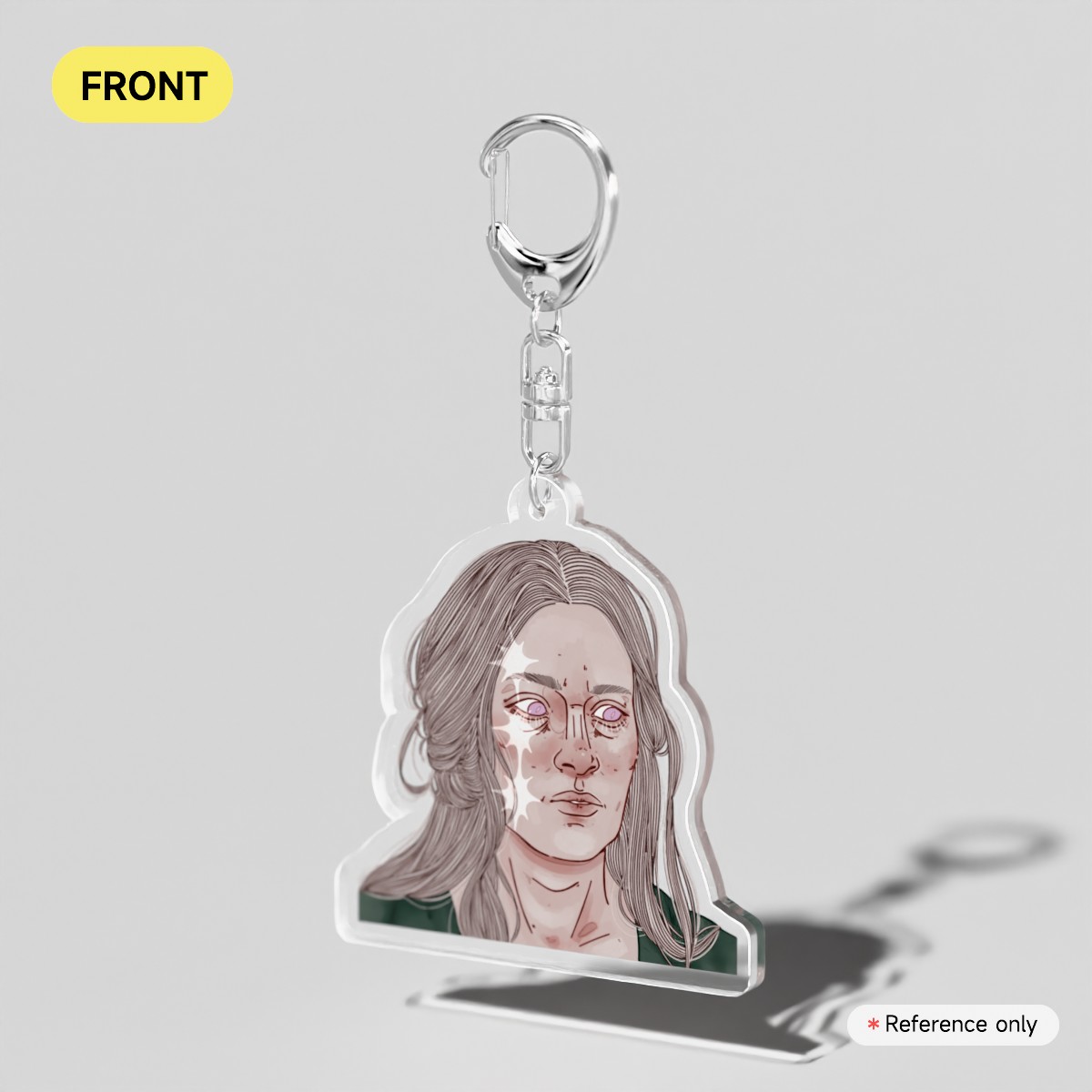 helaena clear acrylic keychain