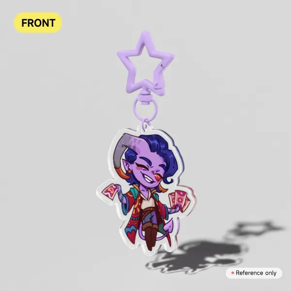 Mollymauk Tealeaf Acrylic Keychain