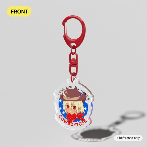 [Tales of Symphonia: Dawn of the New World] Cowboytosk Acrylic Keychain