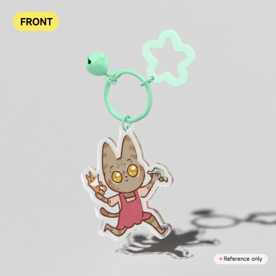 Let’s play Acrylic Keychain