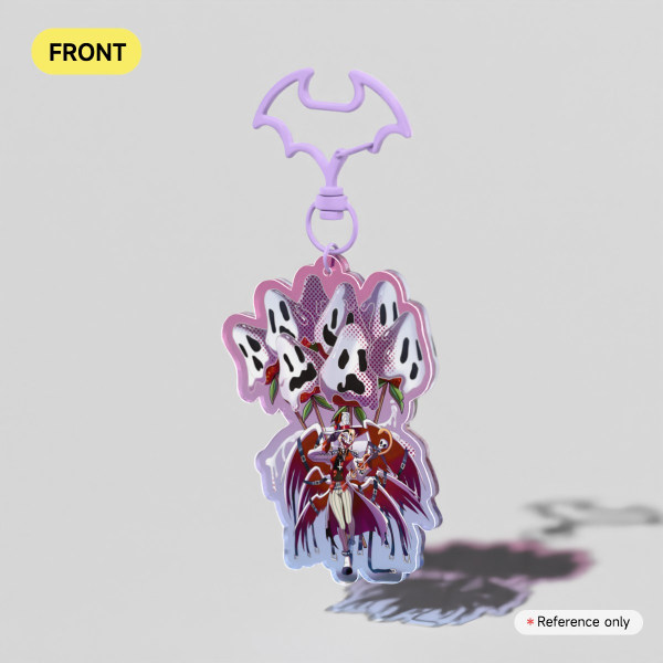 Devil’s Sweet Treats (Halloween Ver.) - Fruity N’ Ghouly (Chocolate Covered Strawberries) Keychain