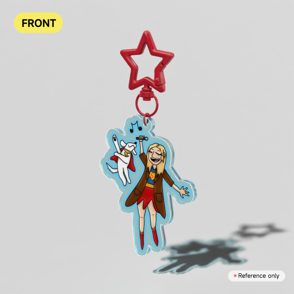 Supergirl Acrylic Keychain