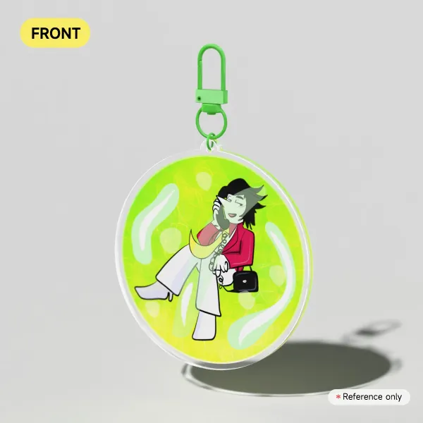Spamton Acid Bubble Keychain