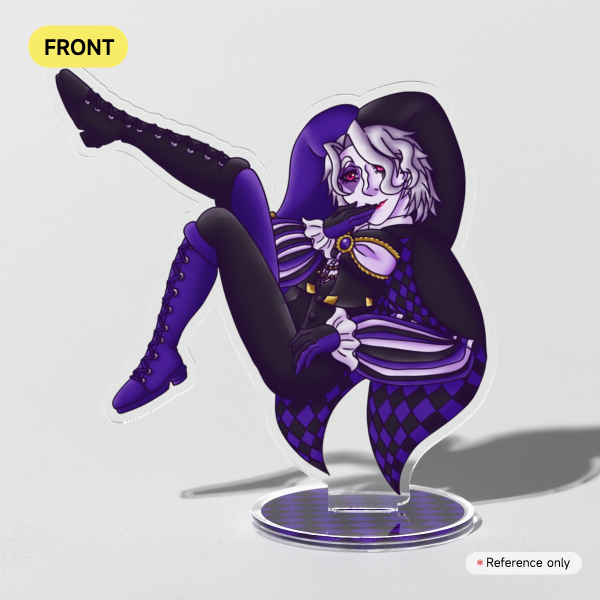 Clyde the haunted jester doll acrylic stand