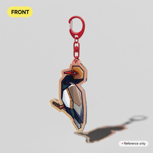 Red-crested pochard - Acrylic Keychains