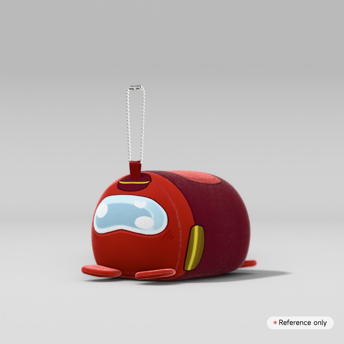 Red - Among us show - Mochikororin Plush Keychain