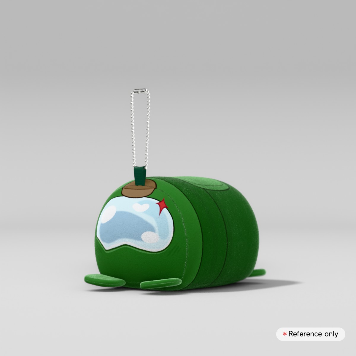 Green - Among us show - Mochikororin Plush Keychain